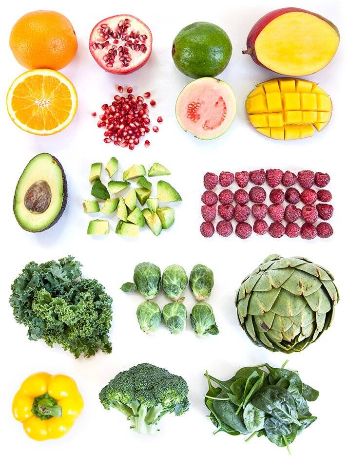 سبزیجات و میوه های مغذی